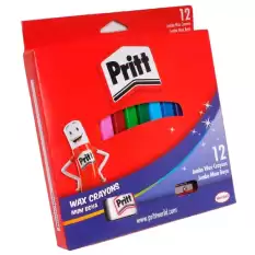 Pritt Pastel Boya Jumbo Silinebilir Üçgen 12 Li 1655739