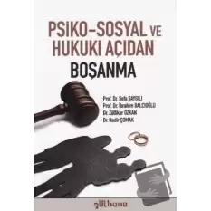 Psiko-Sosyal ve Hukuki Açıdan Boşanma