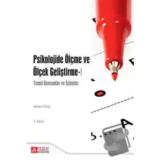 Psikolojide Ölçme ve Ölçek Geliştirme - 1