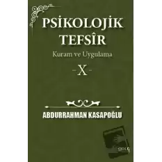 Psikolojik Tefsîr Kuram ve Uygulama 10