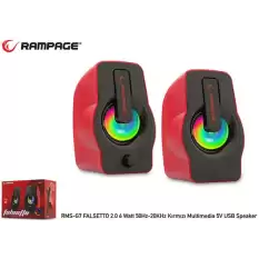 Rampage Rms-G7 Falsetto 2.0 6 Watt Kırmızı 5V Usb