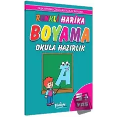 Renkli Harika Boyama Okula Hazırlık 5+ Yaş