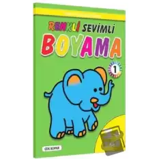 Renkli Sevimli Boyama 1 3+ Yaş