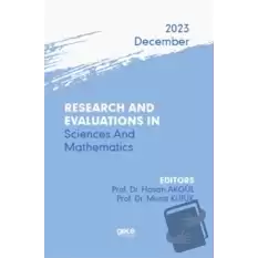 Research And Evaluations In Science And Mathematics - 2023 December