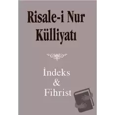 Risale i Nur Külliyatı İndex ve Fihristi (Büyük Boy) (Ciltli)