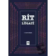 Rit Lügatı - Resmi İkameli Türkçe