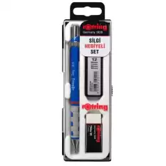 Rotring Okul Seti Versatil+Min Silgi Hediyeli 0.5 Mm Mavi Ro-Kk07-05M