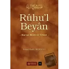 Ruhul Beyan Tefsiri - 8. Cilt (Ciltli)