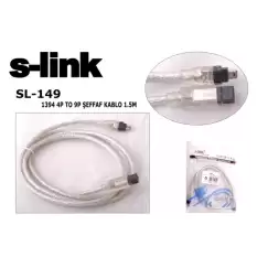 S-Link Sl-149 Ieee1394 4Pin To 9Pin 1.5M Firewire Kablosu