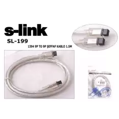 S-Link Sl-199 9Pin To 9Pin 1.5Mt Firewire Kablo