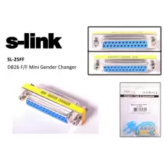 S-Link Sl-25Ff Paralel Dişi-Dişi 25Pin Dönüştürücü