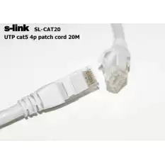 S-Link Sl-Cat20 Cat5 20Mt Gri Utp Patch Kablo