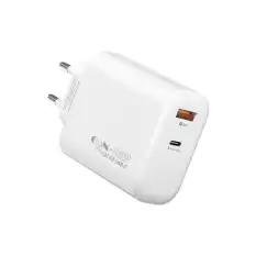 S-Link Sl-Ec69 Gan Pd 65W - Qc 18W Type Usb-C +Usb A Hızlı Beyaz Ev-Notebook Şarj Adaptör