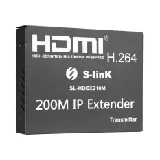 S-Link Sl-Hdex210M Rj45 To Hdmı Extender H.264-Hdmı 200M Uzatıcı