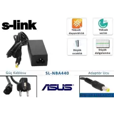 S-Link Sl-Nba440 40W 19V 2.15A 5.5-2.5 Asus Notebook Adaptörü