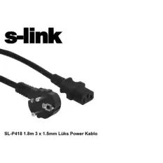 S-Link Sl-P175 1.5M  0.75Mm Lüks Power Kablo