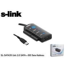 S-Link Sl-Sata35 Usb 2.0 To Sata + Ide Data Çevirici