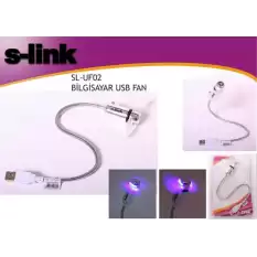 S-Link Sl-Uf02 Anahtarlı + Ledli Usb Fan