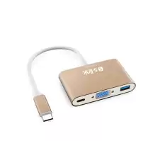 S-Link Sl-Usb-C66 Type-C To Vga+Usb3.0+Pd Kablo