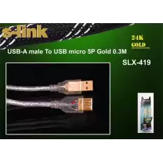 S-Link Slx-419 0.30Mt Micro 5P Kamera Kablosu