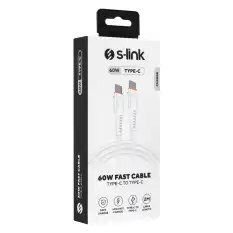 S-Link Sw-C135 2M 3A Typec To Typec Hızlı Data + Sarj Kablosu