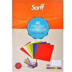 Sarff Cilt Kapağı Plastik Opak A4 160 Mıc Beyaz 15201012 - 100lü Paket