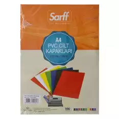 Sarff Cilt Kapağı Plastik Opak A4 160 Mıc Şeffaf 15201003 - 100lü Paket