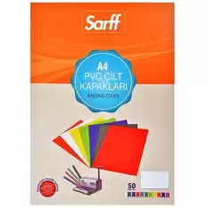 Sarff Cilt Kapağı Plastik Opak A4 450 Mıc Beyaz 15201106 - 50li Paket