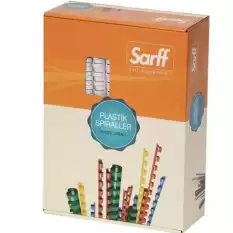 Sarff Spiral Plastik 95 Sy 12 Mm Beyaz 15202023 - 100lü Paket