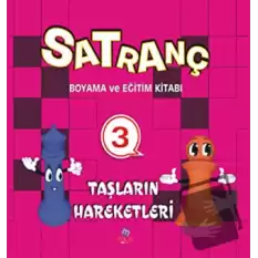 Satranç Boyama Kitabı 3 - Taşların Hareketleri