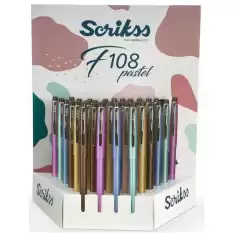 Scrikss Tükenmez Kalem Color 36 Lı F108 - 36lı Standart