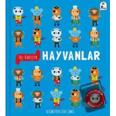 Seç - Karıştır: Hayvanlar (15 Eğlenceli Parça, 120 Farklı Seçenek) (Ciltli)