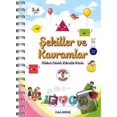 Şekiller ve Kavramlar - Dikkat Odaklı Etkinlik Kitabı