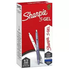 Sharpie Jel Kalem Gel Fashion Mavi-Beyaz 2162641 - 12li Paket