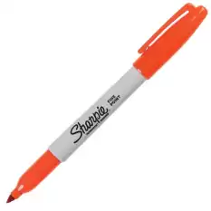 Sharpie Markör Permanent Fine Yuvarlak Uçlu Turuncu 1741397 - 12li Paket