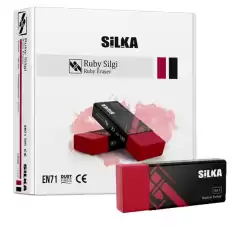 Silka Silgi Ruby Kırmızı 30 Lu - 30lu Paket