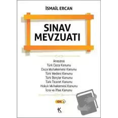 Sınav Mevzuatı Cilt 1 (Ciltli)