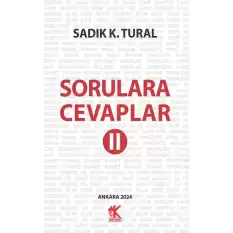 Sorulara Cevaplar 2