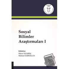 Sosyal Bilimler Araştırmaları 1