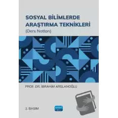 Sosyal Bilimlerde Araştırma Teknikleri