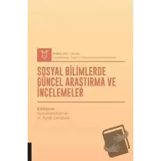 Sosyal Bilimlerde Güncel Araştırma ve İncelemeler (AYBAK 2021 Eylül)