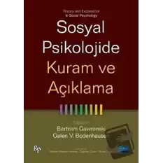 Sosyal Psikolojide Kuram ve Açıklama