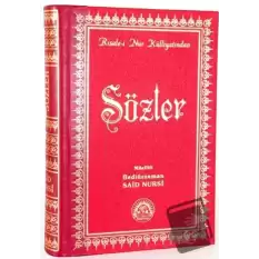 Sözler (Büyük Boy - Sırtı Deri) (Ciltli)