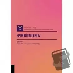 Spor Bilimleri IV( AYBAK 2022 Eylül )