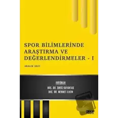 Spor Bilimlerinde Araştırma ve Değerlendirmeler 1