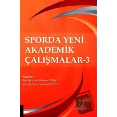 Sporda Yeni Akademik Çalışmalar - 3