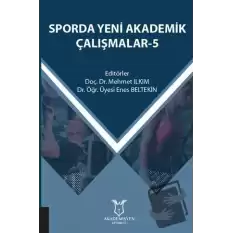 Sporda Yeni Akademik Çalışmalar - 5