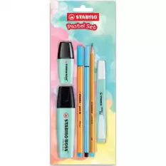 Stabilo Fosforlu Kalem Tek Renk Pastel Set 6 Lı Mavi 70/113-6