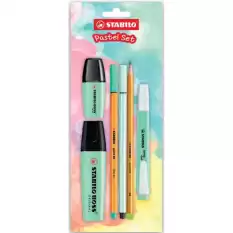 Stabilo Fosforlu Kalem Tek Renk Pastel Set 6 Lı Yeşil 70/116-6