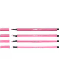 Stabilo Keçe Uçlu Boya Kalemi 1 Mm Açık Pembe 68/17 - 10lu Paket